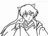 Inuyasha Coloring Pages Printable Cool2bkids sketch template