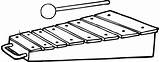 Xylophone Coloring Pages Drawing Sketch Marimba Color Easy Musical Paintingvalley Getdrawings Drawings Kids Instruments sketch template