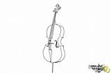 Cello Draw Drawingnow Coloring Step sketch template