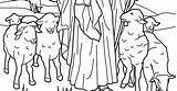 Shepherd Good Coloring Jesus Pages Color Am Getcolorings Getdrawings sketch template