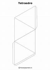 Costruire Stampare Geometriche Solide Solidi Sviluppo Ritagliare Pianetabambini Geometria Tetraedro Solido Scuola Ottaedro Incollare Buccho Engettly1964 sketch template