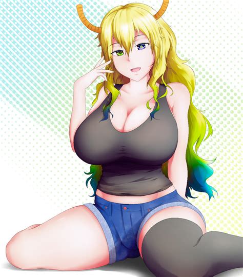 kobayashi no maid dragon lucoa by omybread on deviantart