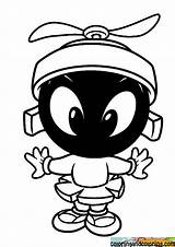 Martian Marvin Looney Tunes Toons sketch template