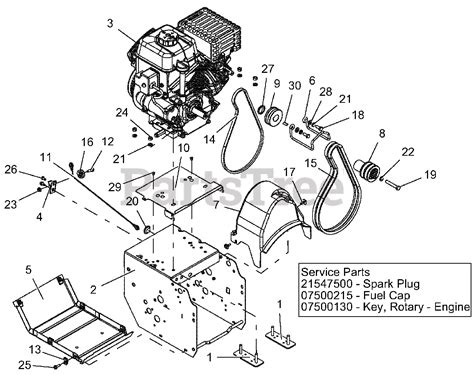 ariens snowblower  carburetor diagram