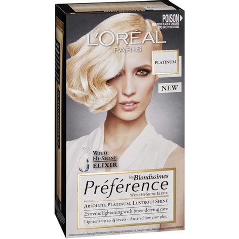 L Oréal Paris Blondissimes Preference Platinum Big W