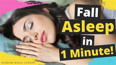 how to fall asleep in 1 minute how to sleep quickly and fast easy
