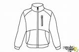 Jacket Draw Drawing Coat Drawings Step Coloring Paintingvalley Drawingnow sketch template