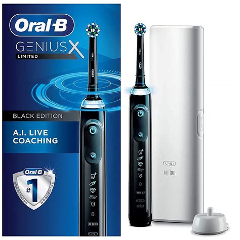 oral  genius  limited rechargeable electric toothbrush black walmartcom