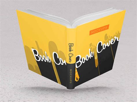 simple front   cover book mockup psd
