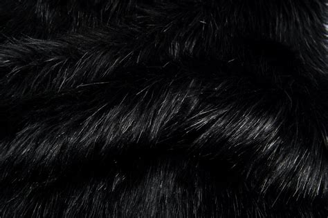 black fox imitation faux fur fabric   meter fakefurshopcom