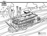 Steamboat sketch template