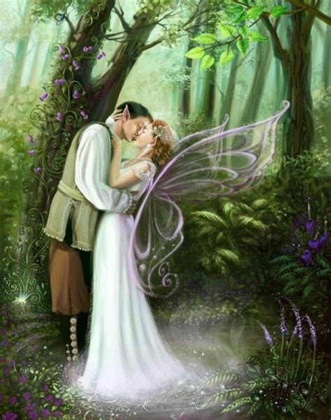 Love Couples Fairy Fairy Couple Forest Magic Love Elf Fairies