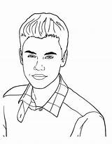 Justin Bieber Coloring Cute Pages Drawing Icon Music Timberlake Netart Template Getdrawings Getcolorings Print Color Printable Sketch sketch template