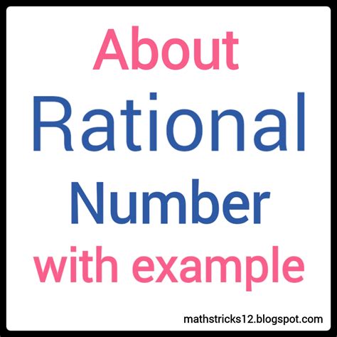 rational numbers defination  examples maths tricks  hindi