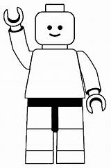Lego Superman sketch template