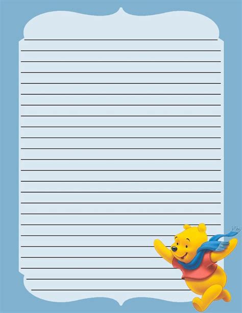 pooh stationery       share  personal
