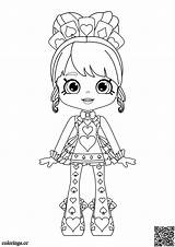 Colorings Shopkins Shoppies Queenie Consent sketch template