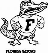 Florida Gators Coloring Pages Logo Gator Printable Drawing Sheets Color Outline Easy Template Print Getdrawings Getcolorings Drawings Paintingvalley sketch template