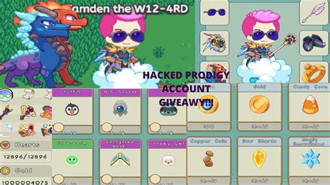 hacked prodigy account giveaway  epics read