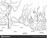 Incendios Forestales Wildfire Depositphotos St4 sketch template