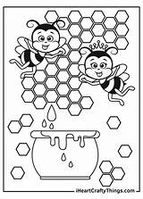 Bee Beehive Iheartcraftythings Bees sketch template