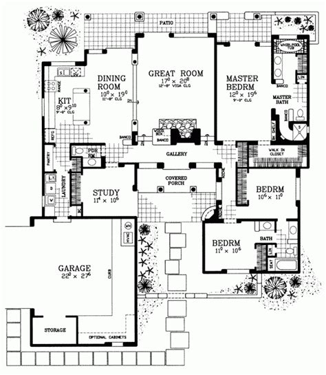 luxury floor plans  patio homes  home plans design