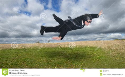 businessman fly flying business success stock image image  meadows travel