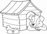 Puppy Doghouse sketch template