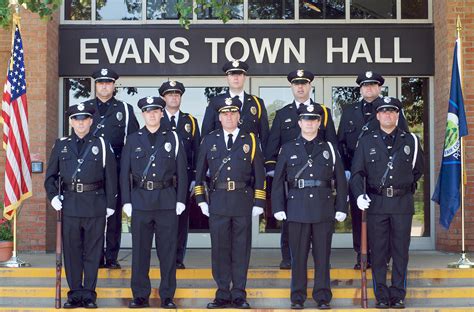 honor guard evans police department ny