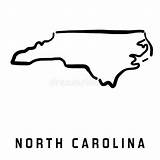 Carolina North State Outline Vector Map Nc Stock Coloring Pages Shape Simple Illustrations Vectors Wolfpack Clip Simplified Smooth Logo Template sketch template