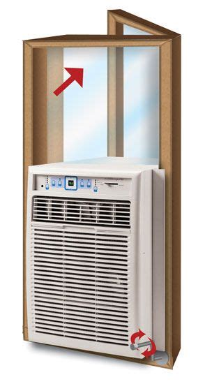 vertical window air conditioner space air conditioner crank  windows double hung windows