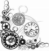 Gears Gear Clock Drawing Tattoo Steampunk Cogs Drawings Coloring Sketch Clipart Getdrawings Crafts Sketches Choose Board Sketchite sketch template