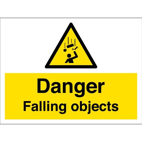 falling objects warning signs  key signs uk