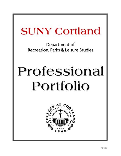 professional portfolio cover page template images career portfolio