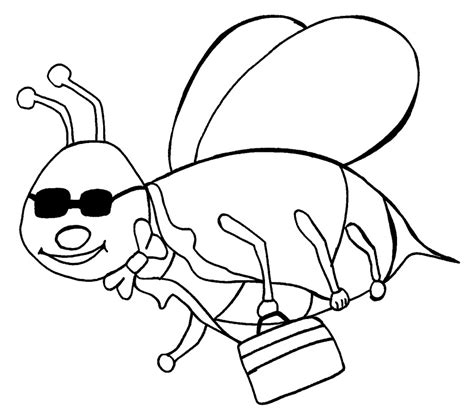 printable bumble bee coloring pages  kids coolbkids
