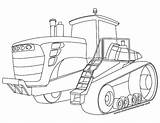 Coloring Deere Tractor John Pages Kids Case Tractors Printable Colouring Drawing Print Outline Combine Drawings Sheets Traktor Kolorowanki Machinery Heavy sketch template