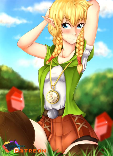 Linkle The Legend Of Zelda And 1 More Drawn By