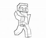 Minecraft Coloring Pages Skins Pickaxe Printable Getcolorings Games Getdrawings sketch template