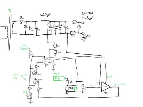 electronic smps feedback circuit  voltage regulation  current limiting valuable tech