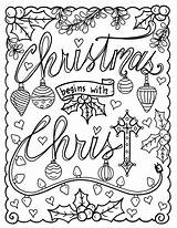 Coloring Christmas Christian Pages Printable Color Adult Scripture Nativity Book Religious Sheets Jesus Christ Age Etsy Merry Born Bible Print sketch template