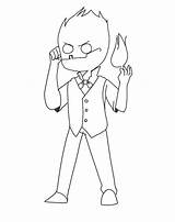 Grillby Chibi Need sketch template