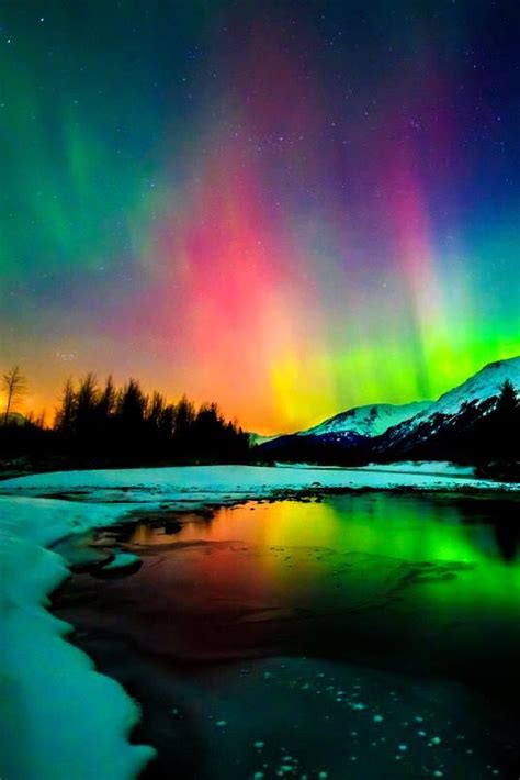 Aurora Borealis Northern Lights Aurore Boréale Photo Paysage