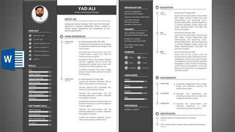 creative  pages resume  ms word  professional resume  word resume