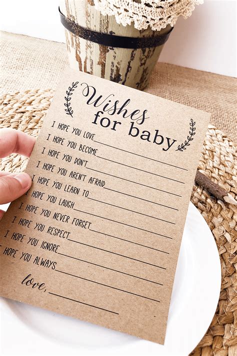 baby  cards wishes  baby cards baby advice printable etsy artofit