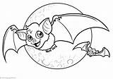 Bat Coloring Pages Bats Cat Print sketch template