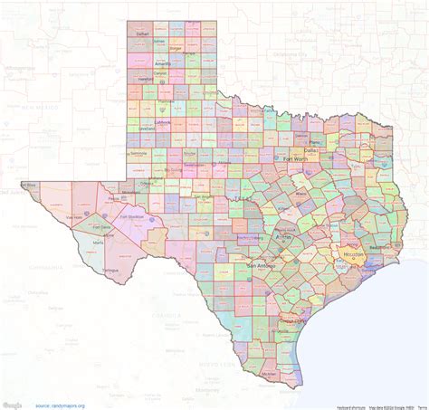 map  texas counties  cities  latest map update
