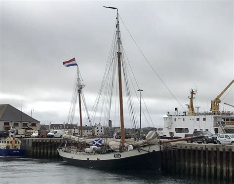 vintage dutch sailing vessel visits    orcadian