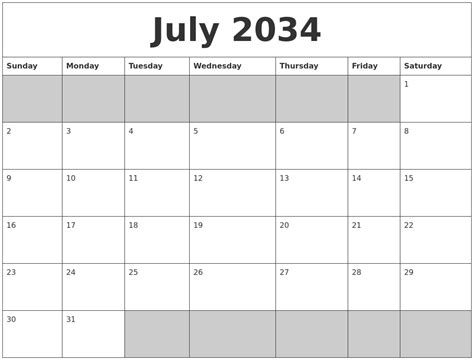 blank printable july calendar printable word searches