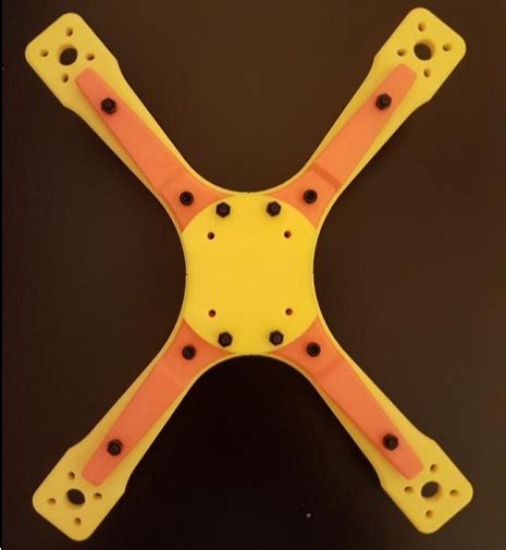 bridgeport research duo create  analyze  printed frame  quadrotor drone perfect