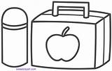 Lunchbox Sweetclipart sketch template